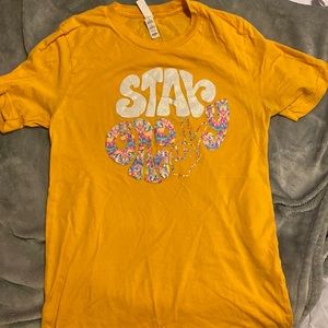 Retro handmade stay groovy T-shirt